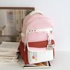 Schoolbag Middle School Student Backpack Cute Cartoon Large Capacity Backpack Junior High School Student Versatile School Bag Campus Style