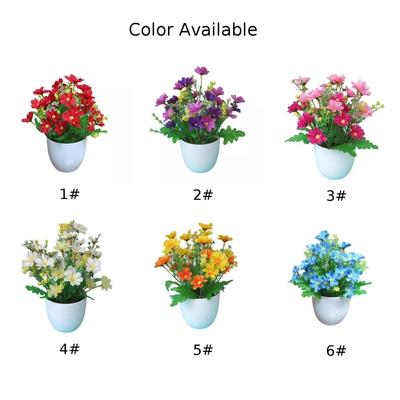 Craft Artificial Flower Potted Flower Garden Holiday