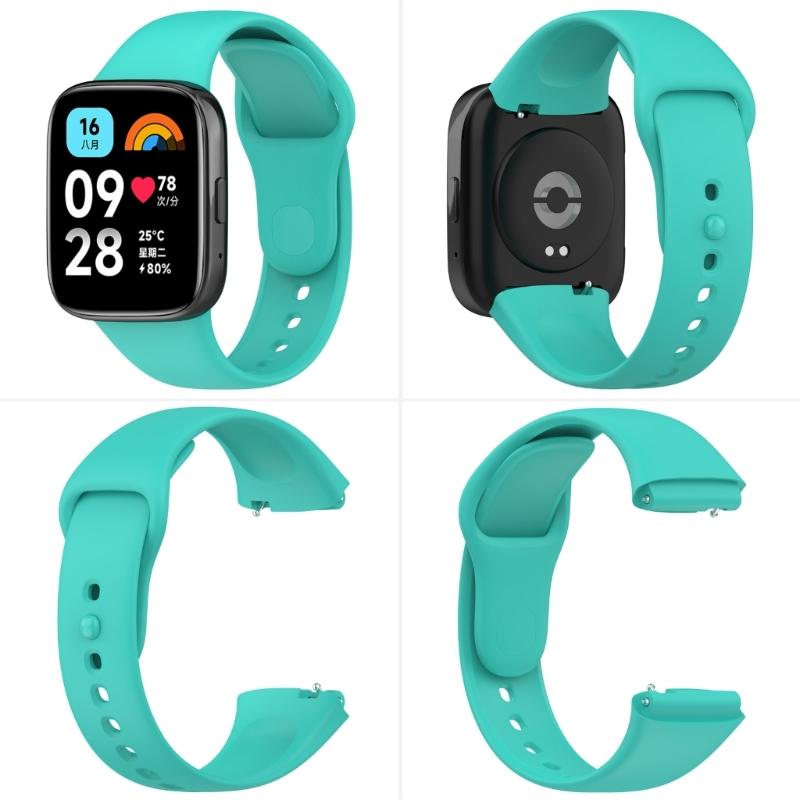 Watch Bands For Redmi Watch3 Lite Active Women Men Girls Soft Silicone Wristbands Replacement Strap