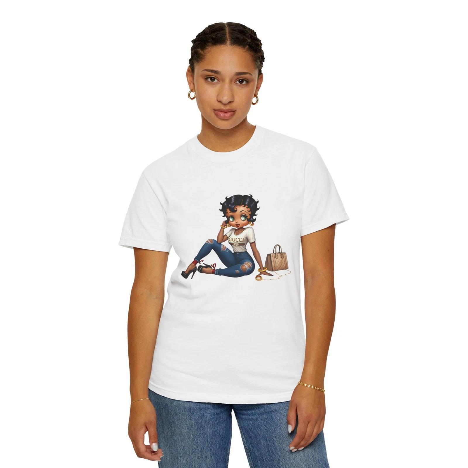 Футболка Betty Boop Sitting Diva | Ретро-графика в винтажном стиле S