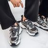 New Fashion Men's Four Seasons Comfortable  Thick Sole Shoes Students Male Boys Trending Soft Sole Breathable Casual Running Sneakers
