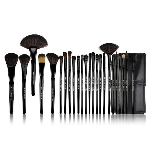 

Кисти для макияжа Makeup4U, набор из 24 предметов, разные цвета, 1 комплект, самый популярный косметический аксессуар в Корее.
