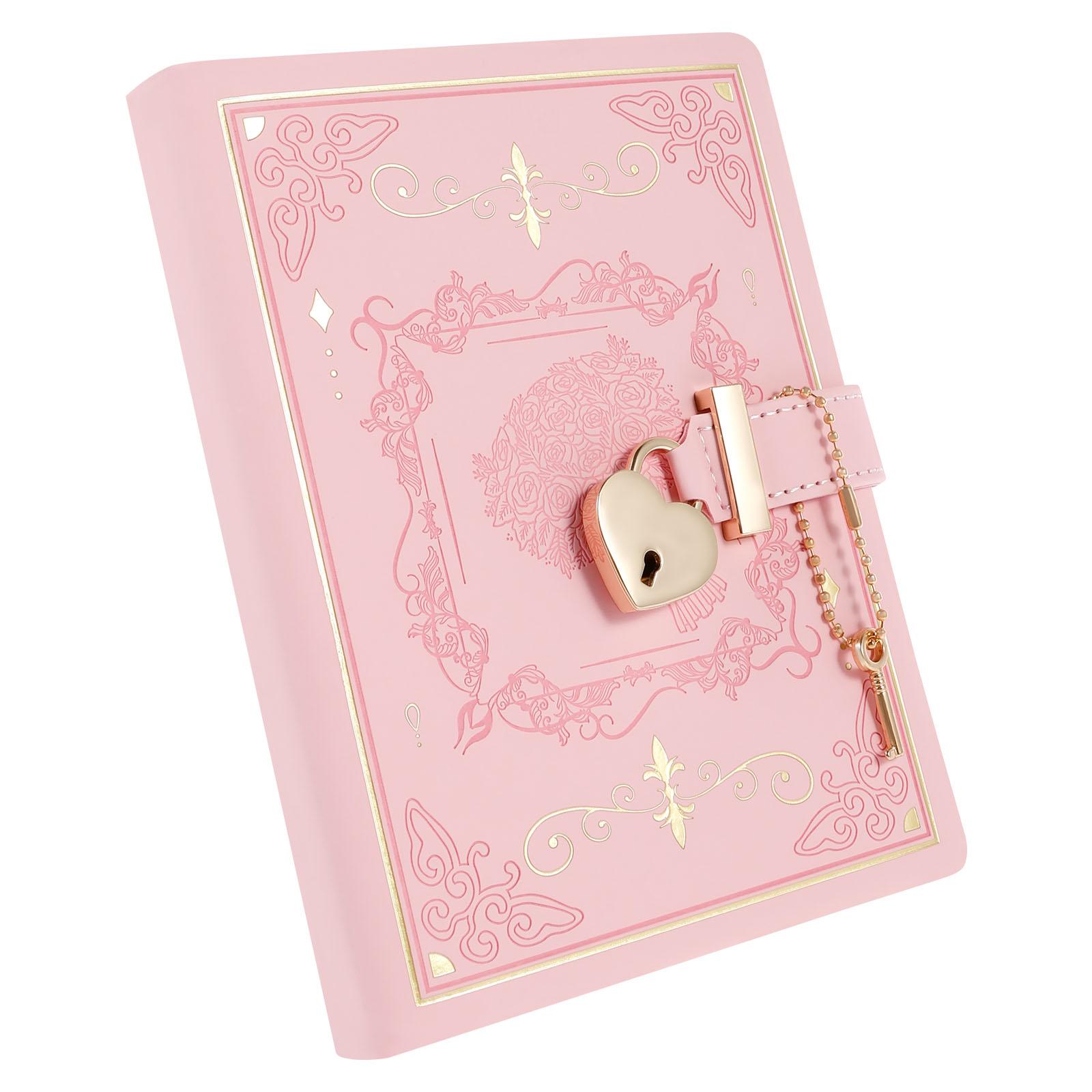 1 шт. Креативный блокнот, портативный кожаный дневник с замком и ключом, милый дневник с замком, журнал, 288/360 страниц, блокнот для детей, подростков, девочек