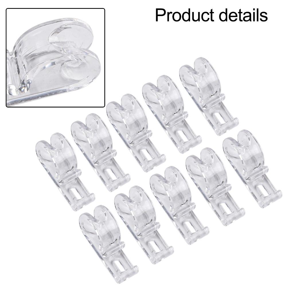 Window Accessories Curtain Hooks Curtain Installation Clear Cord Guides Compatible With Blinds Hassle-free Setup