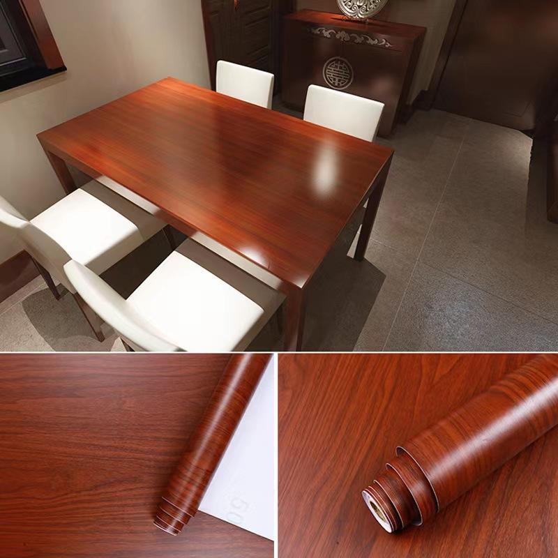 

5-метровые обои и обои из натурального дерева, ПВХ-виниловые самоклеящиеся обои для стены, стола, шкафа, стойки, домашнего декора