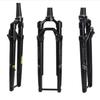 Gravel Magnesium Alloy Off-Road Front Fork 700C Shock Absorbing Air Suspension Conical Bicycle Disc Brake Thru Axle 100 * 12MM