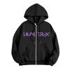 Kids Fashion Women's Lightweight Long Sleeve Zipper Hoodie Printed Hoodie With Pockets