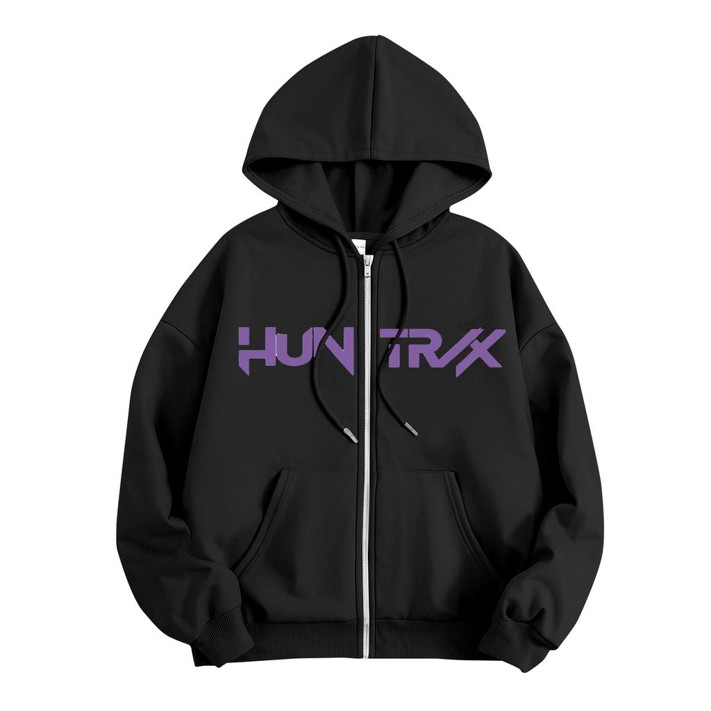 Kids Fashion Women's Lightweight Long Sleeve Zipper Hoodie Printed Hoodie With Pockets