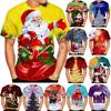 Summer New Fashionable Christmas Casual 3D Printed Popular Personalized Printed T-shirt