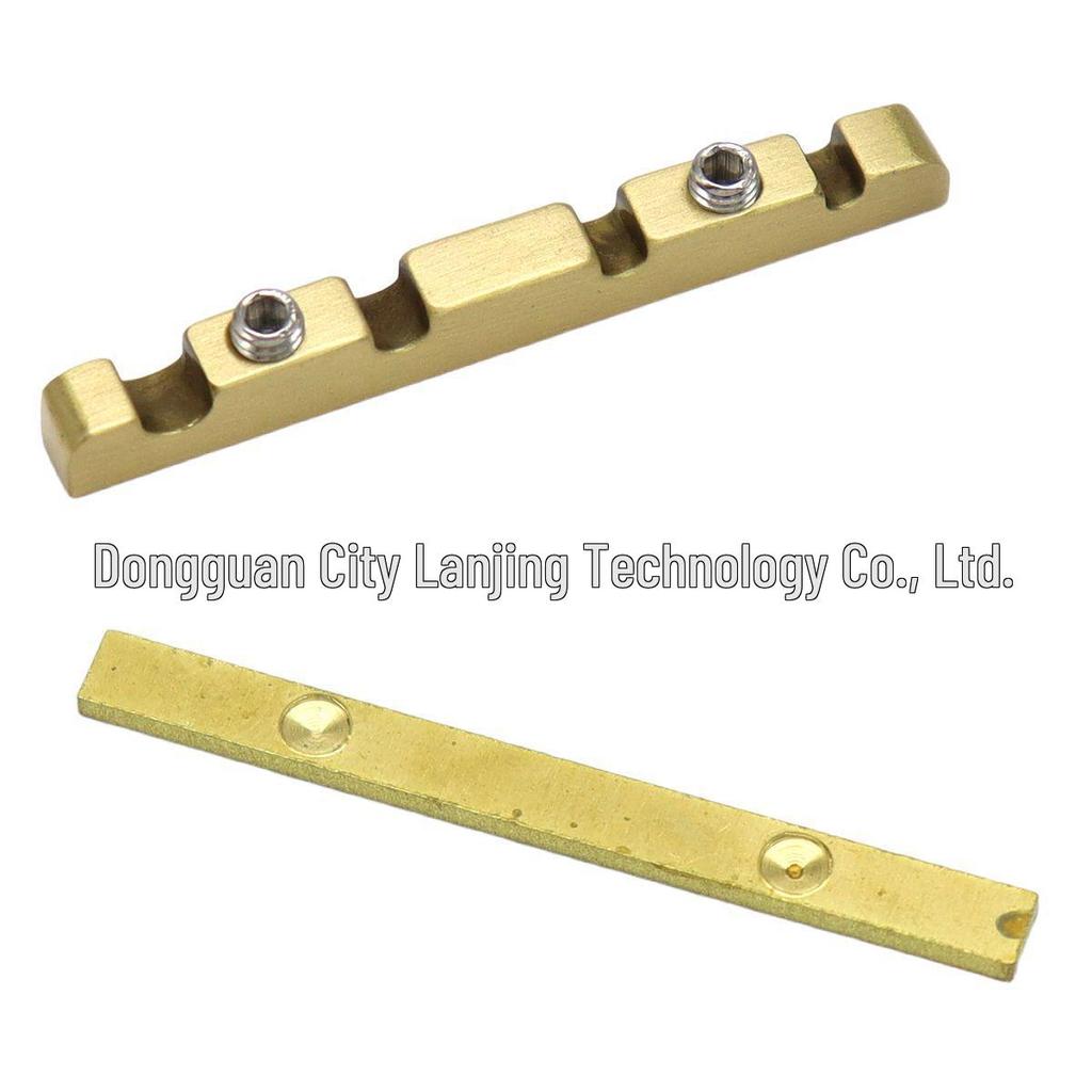 Adjustable Height Brass Nut for 4-String Electric Bass