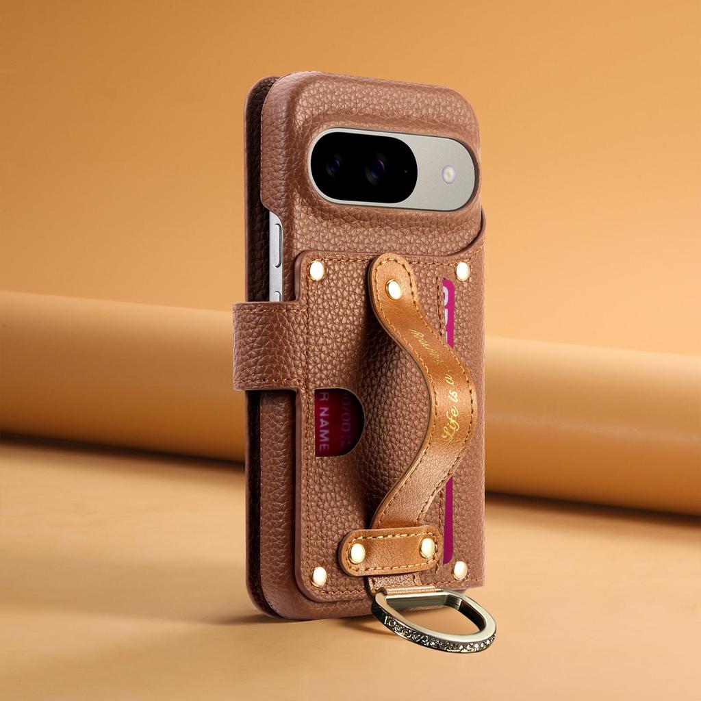 Universal Google Pixel 10 Pro Case with Card Holder & Zipper Storage, compatible with Pixel 9A Protective Cover