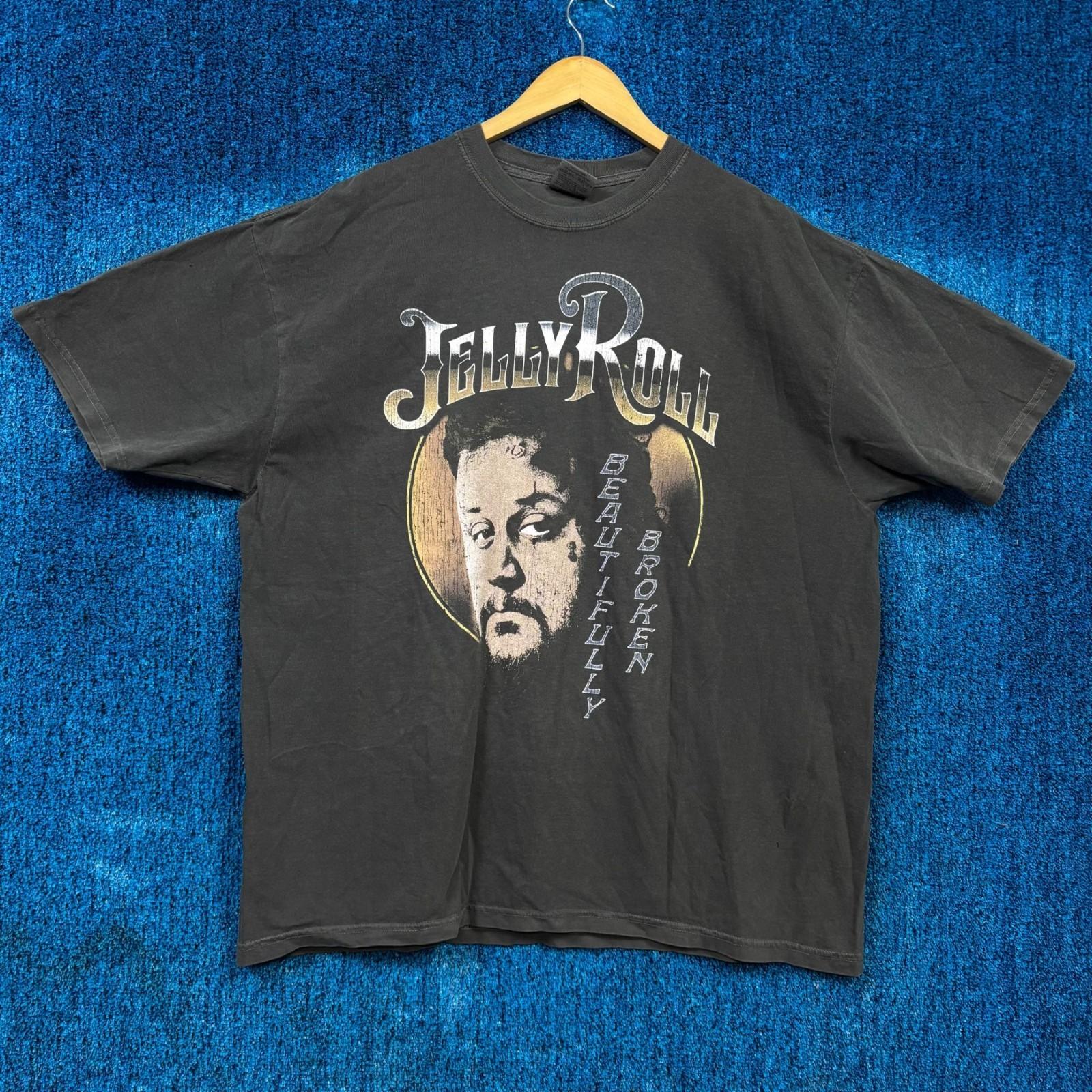 Jelly Roll “Beautifully Broken” Graphic Country T-Shirt Size 2X XXXL