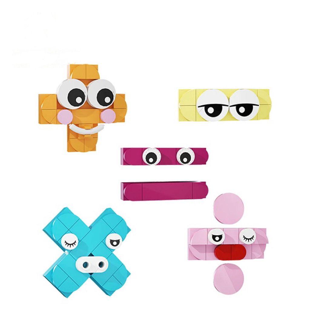 Arabic Numerals Educational Puzzle Toy: Small Particle Building Blocks for Kids