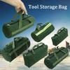 New Durable Thick Canvas Tool Storage Bag Handbag Portable Hardware Tool Organizer Large Capacity Hand Tool Auto Repair Tool Kit
