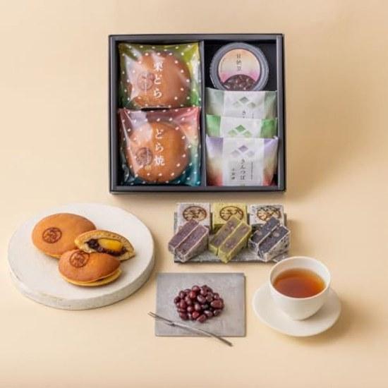 Oedo Gift Set Plum (6 types assorted) (Kintsuba Dorayaki Chestnut Sweet Beans) (Individually packaged Room temperature)