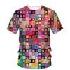 Funny Game The Puzzle Graphic T-Shirts Colorful Jigsaw Design 3D Printed T Shirts  Harajuku Fashion Children's Boy and Girl Kids Unisex T-shirts