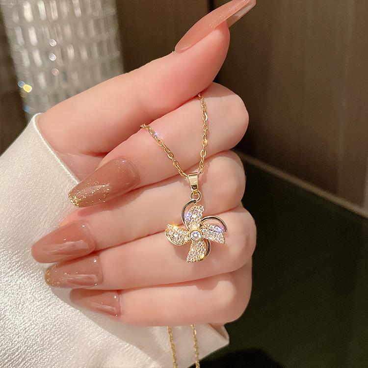 Titanstahl Halskette - Elegante Halskette für Damen - Herzförmiger Anhänger Zubehör