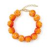 3D Fruit Beaded Bracelet Hypoallergenic Resin Hand Chain for Women Summer Seaside Trip Jewelry Accessories