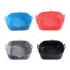 Silicone Air Fryer Tray Reusable Air Fryer Silicone Pot Heat-insulation Multi-function Tools for Family Baking Camping Barbecue