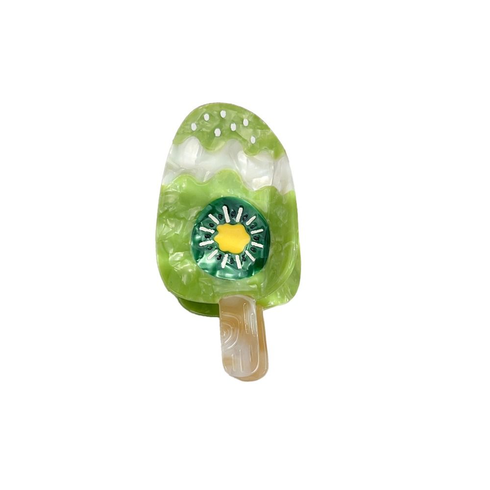 Sweet Ice Cream Shark Clip Cute Delicious Food Claw Clip Headdress Fruit Series Hair Claw  Female