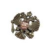 Replica of the Russian National Emblem Bronze Double-headed Eagle Club Badge