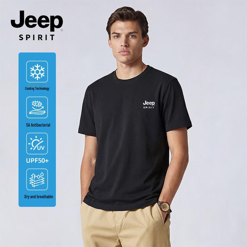 JEEP SPIRIT Men s 5A Antibacterial Quick-Dry T-Shirt 3XL