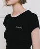 Nigaennikol Layered Shirring Slim Top_Black