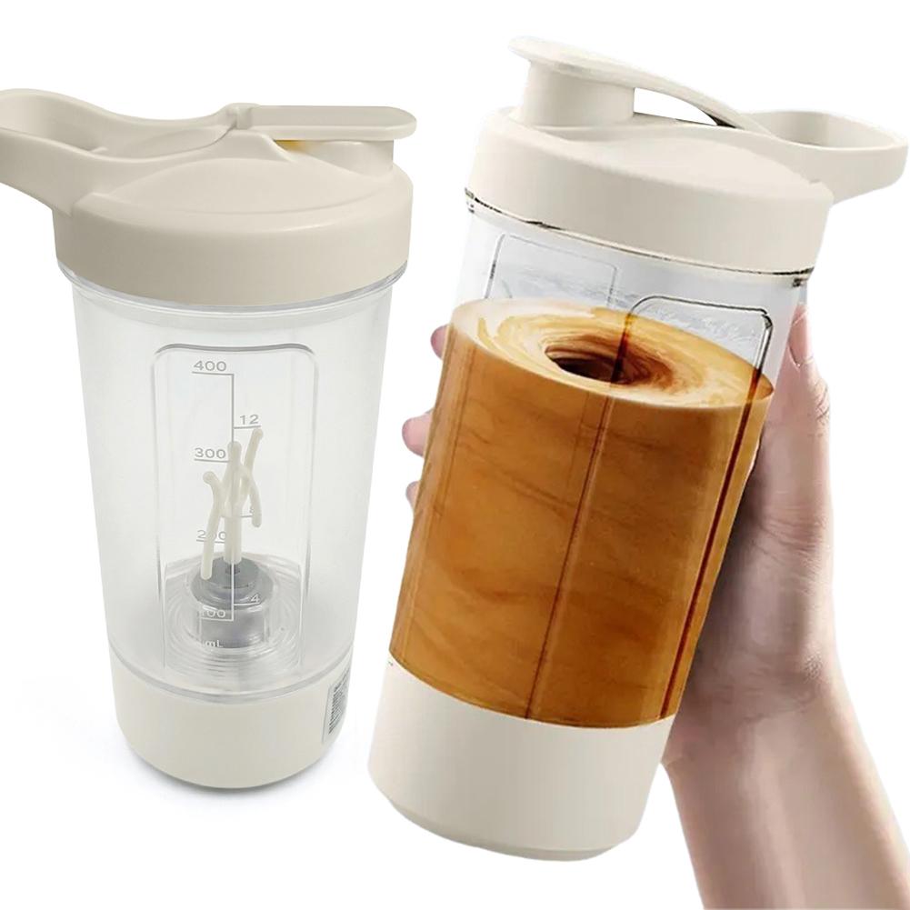 Electric Automatic Mixing Cup Portable Whey Protein Shaker Bottle Battery Powered Fully Automatic Stirring Cup for Fitness Home