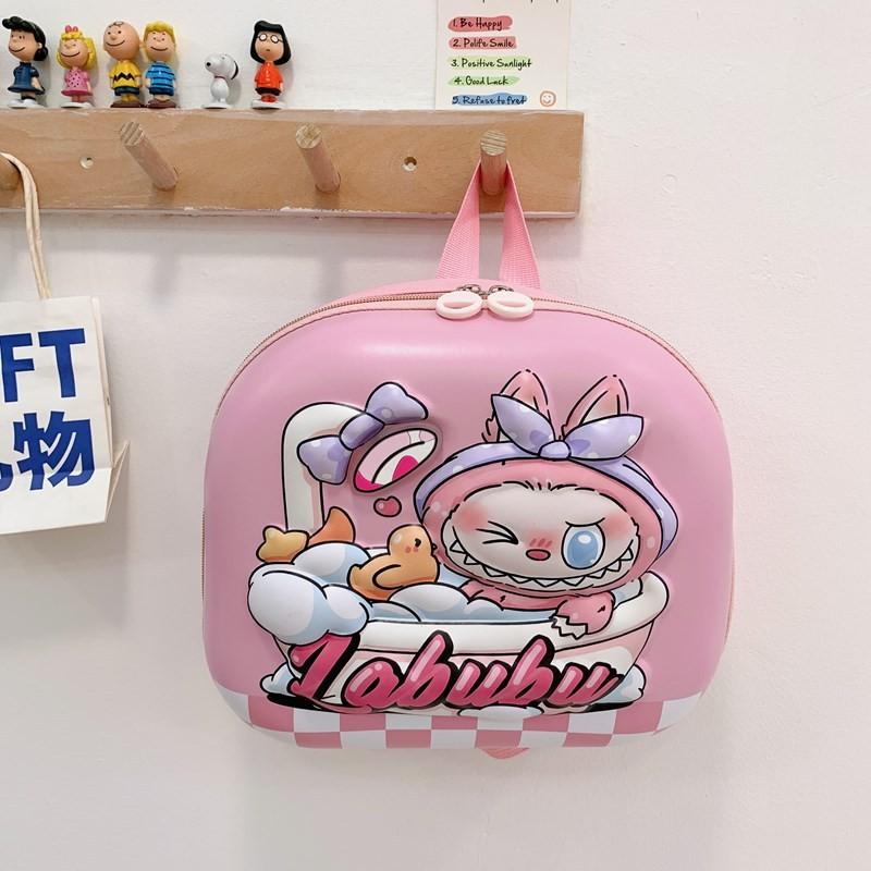 Labubu Cartoon Kids Backpack With Pvc Waterproof Material For Kindergarten Use