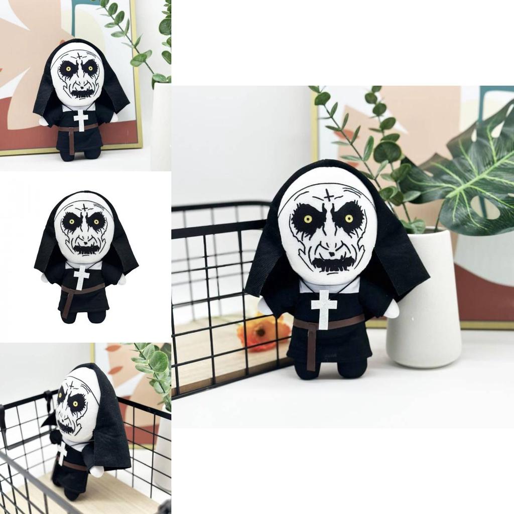 The Nun Plush Black Cartoon Character Doll Soft And Customizable New Cross-border Movie Collectible