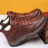 Men's Shoes New Shoes Comfortable Hiking Shoes Winter Shoes Men's Velvet Leather High-top Shoes Casual Shoes