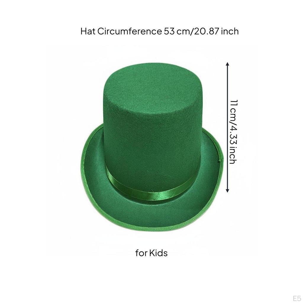 Black Top Hat Stage Performance Magician Sorcery Show Prop for Cosplayers, Entertainers,