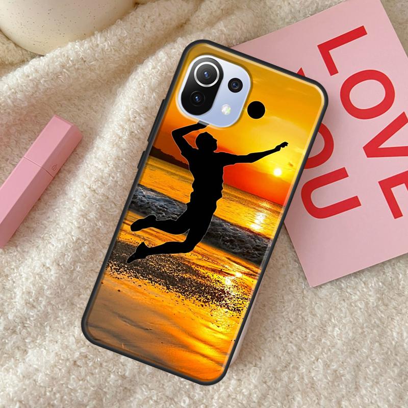 Volleyball Sport Back Case For POCO X4 Pro F1 F2 F3 X3 GT M3 M4 X3 Pro Cover For Xiaomi 11T 12 Pro 11 Lite
