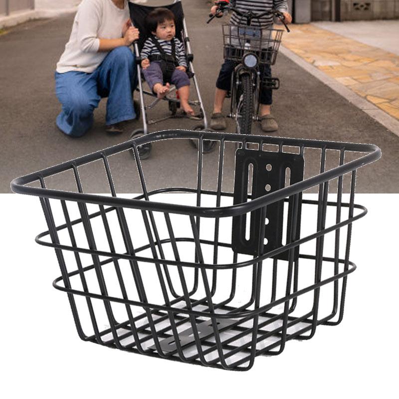Cycling Front Basket Universal Rustproof Strong Load Bearing Iron Wire Cycling Basket for Kids Cycle