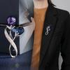 Coat Brooch Women's High-end Exquisite Luxury Korean Accessories Suit Pin Anti-light Corsage New