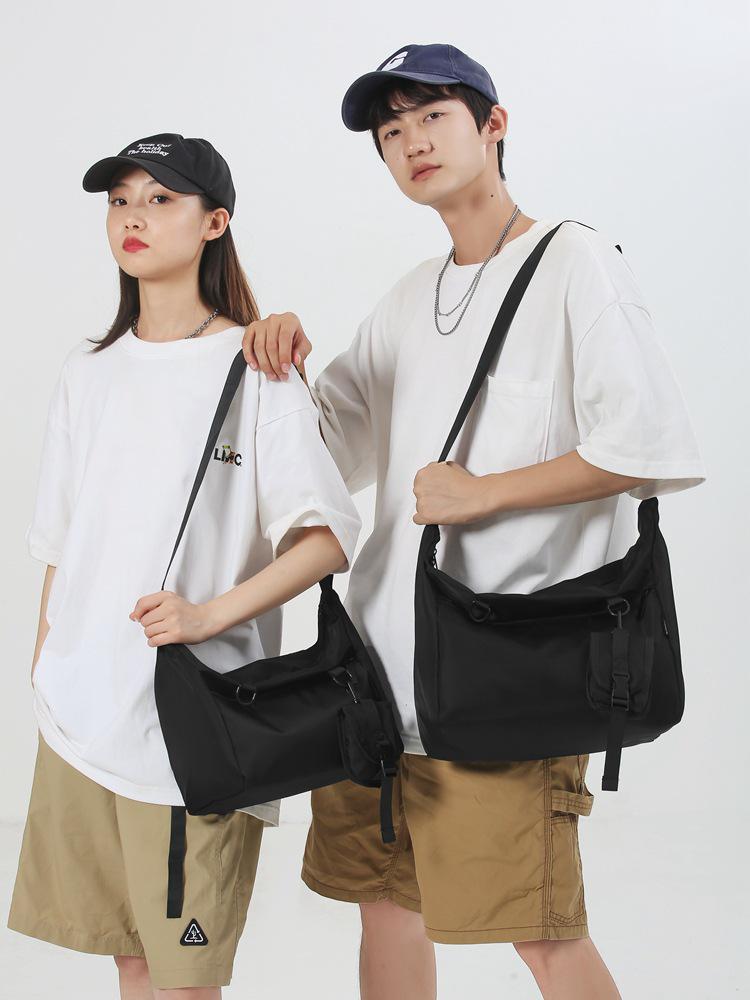 Trendy Japanese Sporty Style Women's Casual Crossbody Bag: Large Capacity Functional Workwear & Commuting Shoulder Messenger Bag