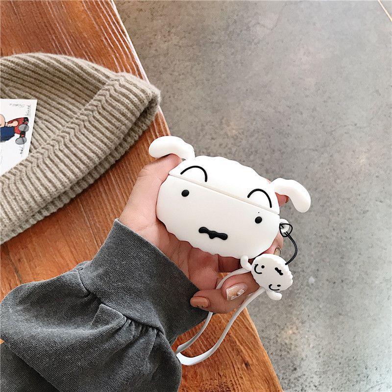 

Cartoon Left Guard Door Crayon Xiaoxin White AirPods Protective Case Women Apple Pro Earphone Case for Men New Product Apple Airpods Pro Small white-no pendant