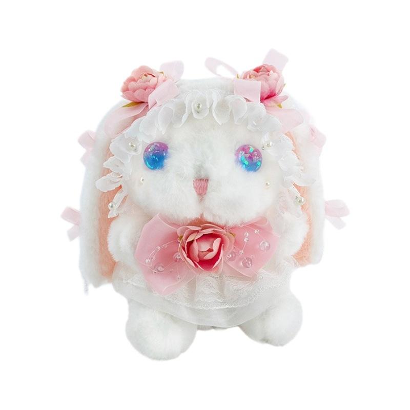 Rabbit Plush Toy Cute Doll Doll Doll Wedding Throw Doll 8 Inch Grab Doll