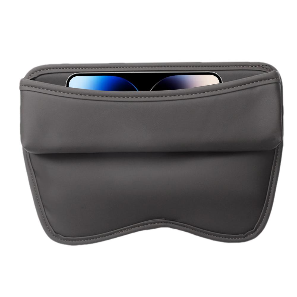 

Ящики для хранения автомобильных сидений. Модный водонепроницаемый многофункциональный автомобильный боковой карман из искусственной кожи. Вмещает телефон, деньги, карты. чёрный