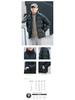 Men's 2025 Black Stand Collar Lightweight White Duck Down Jacket - Youth Thickened Short Outerwear