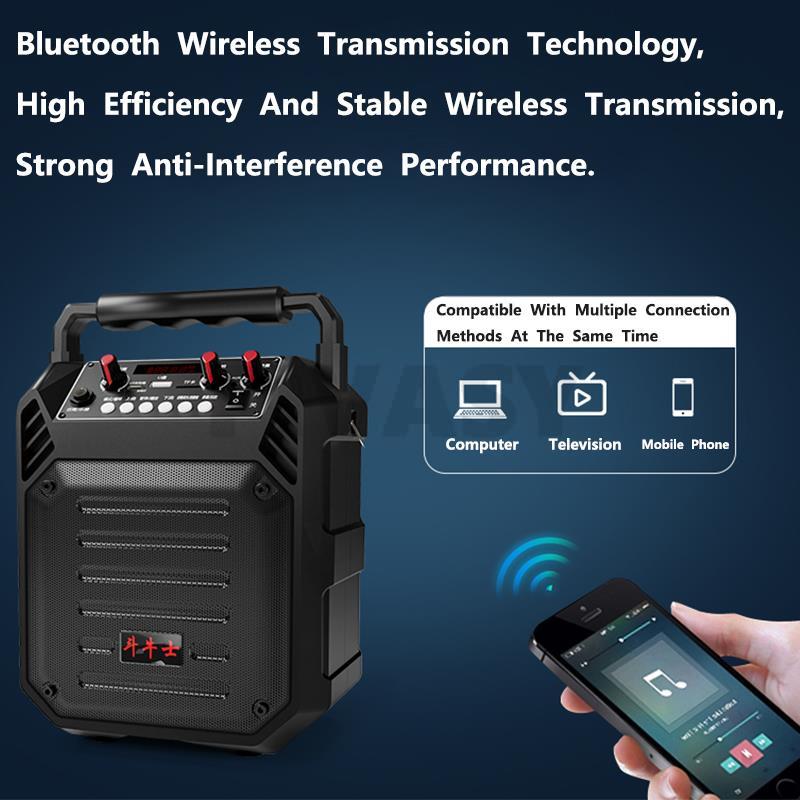 Ενισχυτής κιθάρας 5,25 ιντσών, επαναφορτιζόμενο φορητό ηχείο Bluetooth, εξωτερικό πληκτρολόγιο, πιάνο-σαξόφωνο, εξάσκηση αναπαραγωγής 3600mA