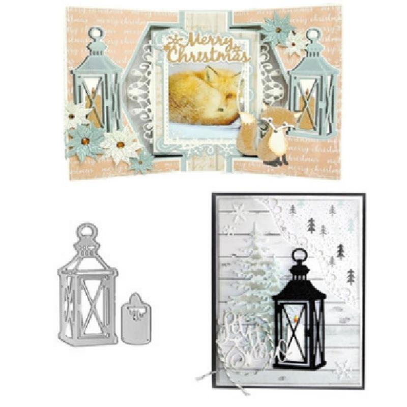 Cute Lamp Die Cuts Metal Cutting Dies Embossing Template Easter Supplies for Girl Kid DIY Scrapbooking Craft Gift Cards