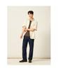 Binpolmen Outerwear-Style Denim Shirt Ivory