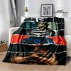 Singer The Weeknd Print Blankets Flange Warm Blanket Soft and Comfortable Home Travel Bed Blanket Picnic Blankets Birthday Gift