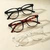 1 Pair of Retro Fashion Glasses - Transparent Lenses - Suitable for Both Men and Women, Versatile