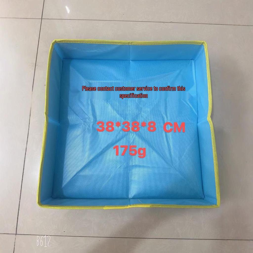 Children's Space-Themed Foldable Sandbox with Non-woven Storage