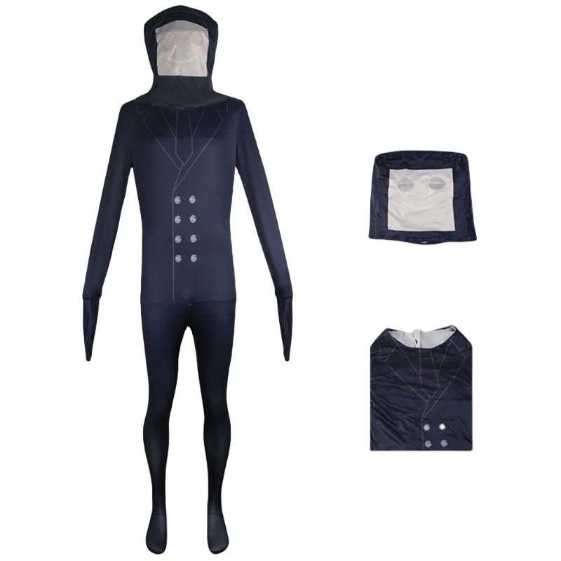 Halloweenský Skibidi Toilet Hra Cosplay Kostým Kombinéza Unisex Bavlna Různé Velikosti