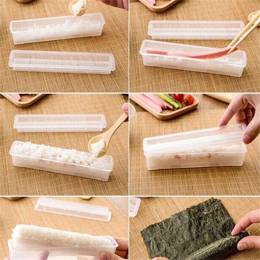 3pcs/set Laver Rice Roll Sushi Non Stick Roll Rice Handmade White Practical Portable Safe Kitchen Baking Gadgets