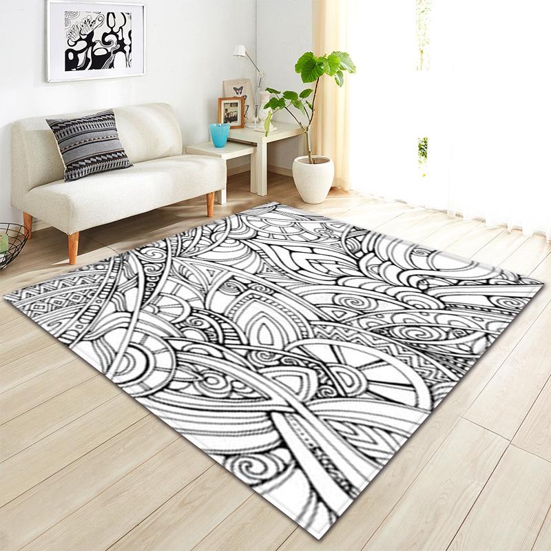European Style Living Room Floor Mat Living Room Kitchen Foyer Carpet