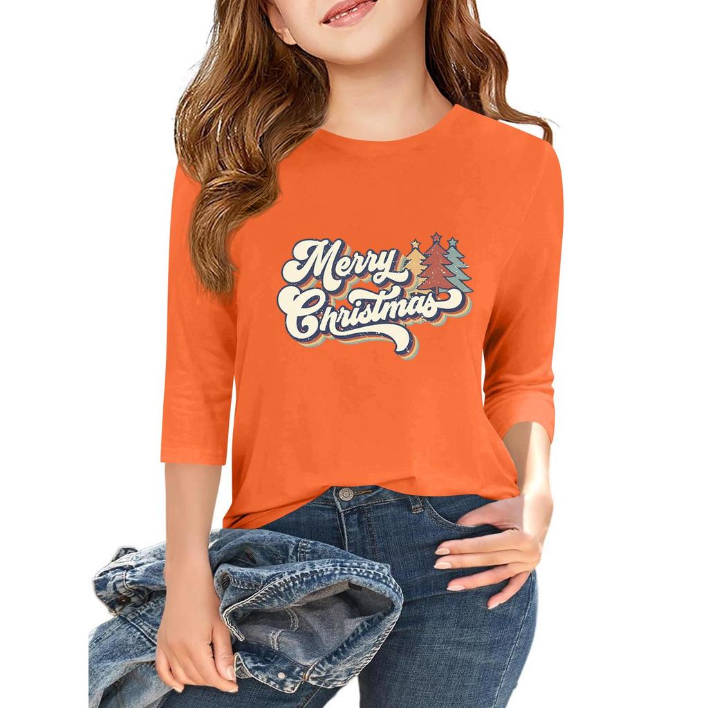 Dziecięcy T-shirt z okrągłym dekoltem i rękawem 3/4 z nadrukiem na Dzień Niepodległości